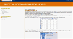 Desktop Screenshot of excelsoftwarebasico.blogspot.com