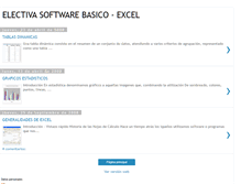 Tablet Screenshot of excelsoftwarebasico.blogspot.com