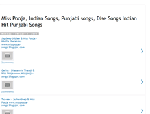 Tablet Screenshot of misspooja-songs.blogspot.com