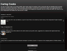 Tablet Screenshot of caringcooks.blogspot.com