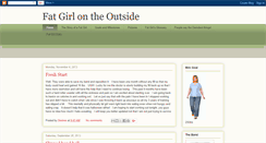 Desktop Screenshot of fatgirlontheoutside.blogspot.com