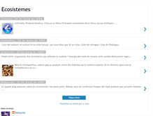 Tablet Screenshot of elsecosistemes.blogspot.com