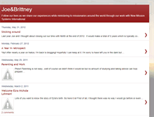 Tablet Screenshot of joe-brittney.blogspot.com