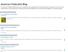 Tablet Screenshot of americanfederalist.blogspot.com