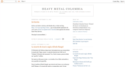 Desktop Screenshot of heavymetalcolombia.blogspot.com