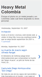 Mobile Screenshot of heavymetalcolombia.blogspot.com