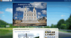 Desktop Screenshot of paroquiasaomiguelbarreiros.blogspot.com