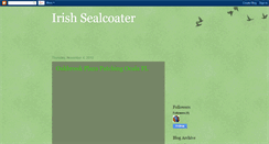 Desktop Screenshot of irishsealcoater.blogspot.com