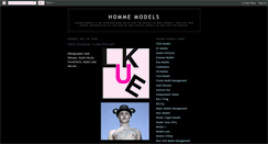 Desktop Screenshot of hommemodels.blogspot.com