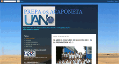 Desktop Screenshot of prepa03acaponeta.blogspot.com