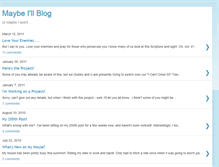 Tablet Screenshot of maybeillblog.blogspot.com