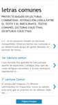 Mobile Screenshot of letrascomunes.blogspot.com