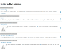 Tablet Screenshot of insideaddysjournal.blogspot.com