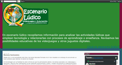 Desktop Screenshot of escenario-ludico.blogspot.com