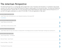 Tablet Screenshot of americanperspective.blogspot.com