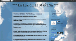 Desktop Screenshot of laluzdelamanana.blogspot.com