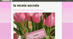 Desktop Screenshot of mirecetasecreta.blogspot.com