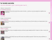 Tablet Screenshot of mirecetasecreta.blogspot.com