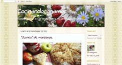 Desktop Screenshot of cocinandoconamor-cooking-love.blogspot.com