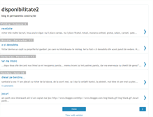 Tablet Screenshot of disponibilitate2.blogspot.com