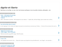 Tablet Screenshot of dignite-et-liberte.blogspot.com
