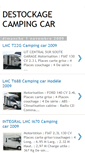 Mobile Screenshot of destockagecampingcar.blogspot.com