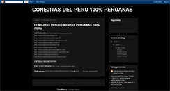 Desktop Screenshot of conejitasdelperu.blogspot.com