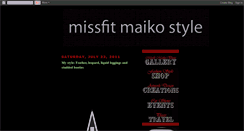 Desktop Screenshot of missfitmaiko.blogspot.com