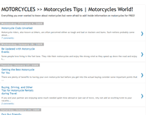 Tablet Screenshot of motorcycles61.blogspot.com