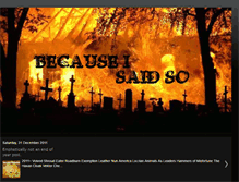 Tablet Screenshot of becauseisaidsodammit.blogspot.com