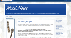 Desktop Screenshot of nickel-notes.blogspot.com