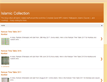 Tablet Screenshot of islamic-collection.blogspot.com