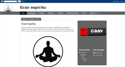 Desktop Screenshot of granespiritu.blogspot.com