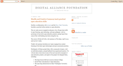 Desktop Screenshot of digitalalliancefoundation.blogspot.com