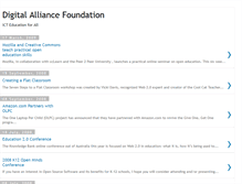 Tablet Screenshot of digitalalliancefoundation.blogspot.com