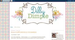 Desktop Screenshot of dillydimple.blogspot.com