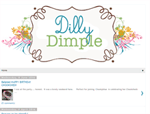 Tablet Screenshot of dillydimple.blogspot.com