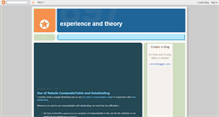 Desktop Screenshot of experienceandtheory.blogspot.com