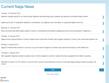 Tablet Screenshot of currentnaijanews.blogspot.com