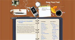 Desktop Screenshot of dragyourfeet802.blogspot.com