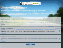 Tablet Screenshot of carihomestaymalaysia.blogspot.com