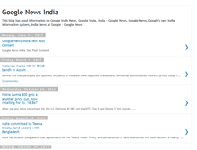 Tablet Screenshot of india-google-news.blogspot.com