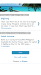 Mobile Screenshot of islandparadiseofbohol.blogspot.com