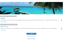 Tablet Screenshot of islandparadiseofbohol.blogspot.com