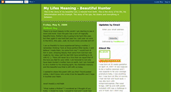 Desktop Screenshot of helpforhunter.blogspot.com