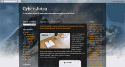 Desktop Screenshot of cyber-jutsu.blogspot.com