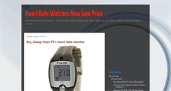 Desktop Screenshot of discountheartratewatches.blogspot.com