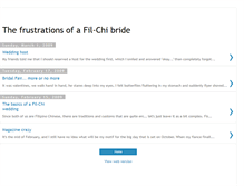 Tablet Screenshot of chinaywedding.blogspot.com