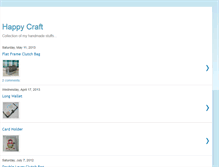 Tablet Screenshot of happy-craft.blogspot.com