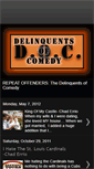 Mobile Screenshot of delinquentsofcomedy.blogspot.com